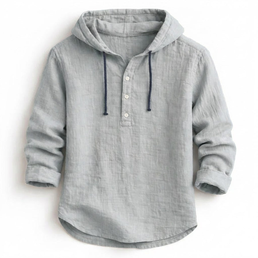 Hugo Linen Shirt in Grey