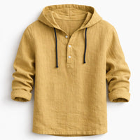 Hugo Linen Shirt in Khaki