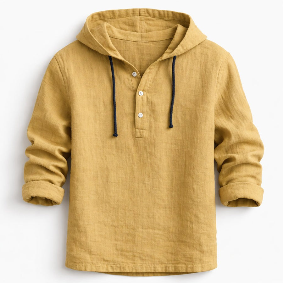 Hugo Linen Shirt in Khaki