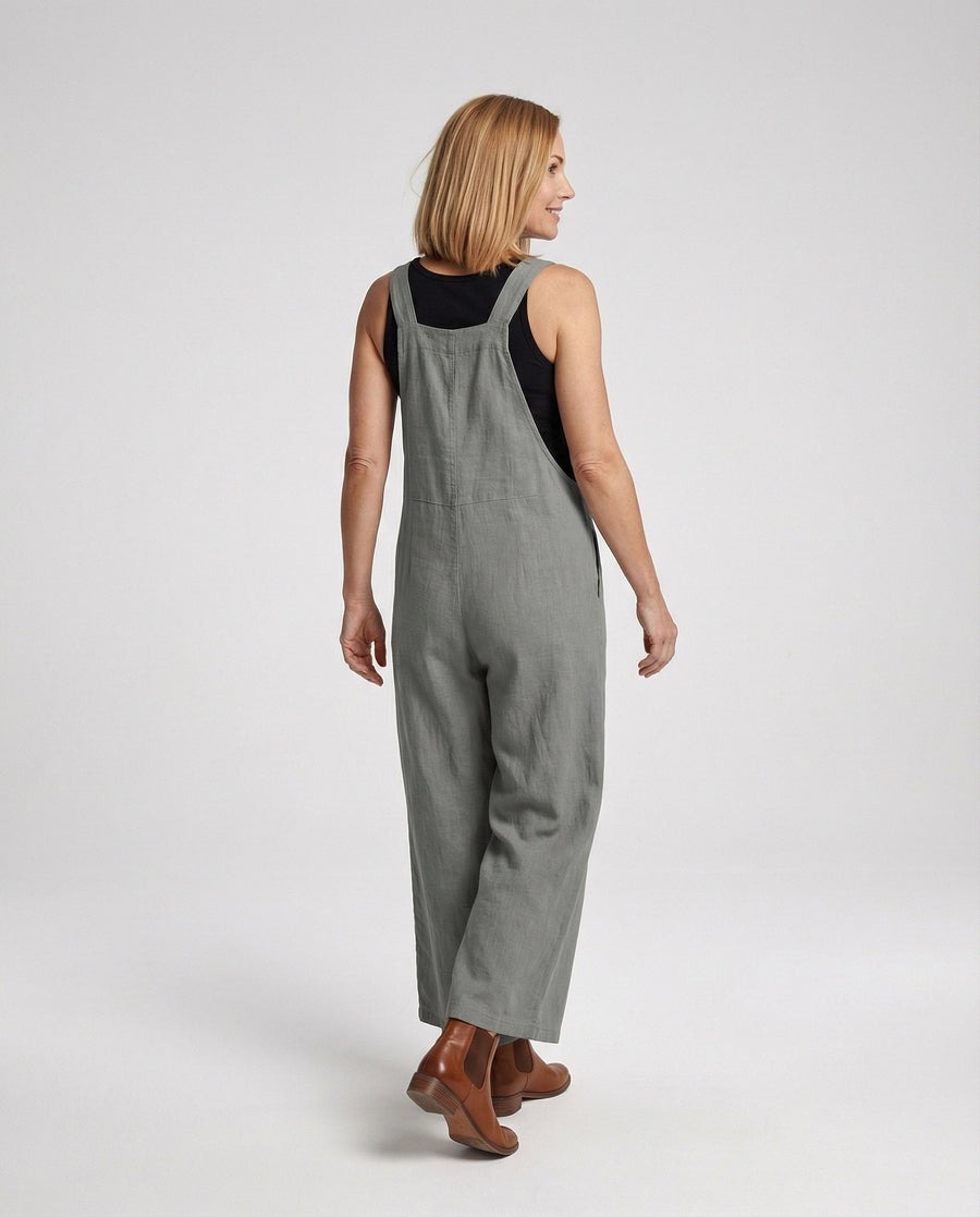 Ida Boho Linen Jumpsuit