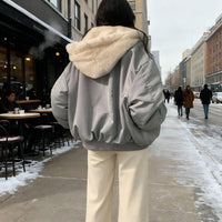 Ida Coat with Oversized in Grey