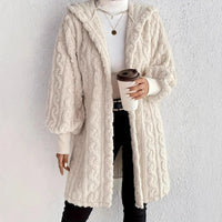 Ida Jacket with Hood in Apricot