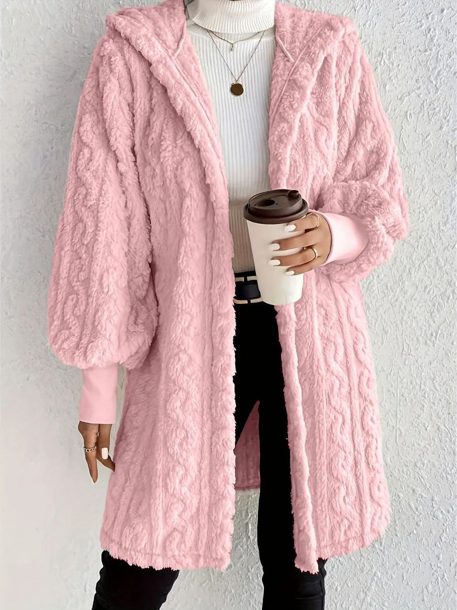 Ida Jacket with Hood in Pink