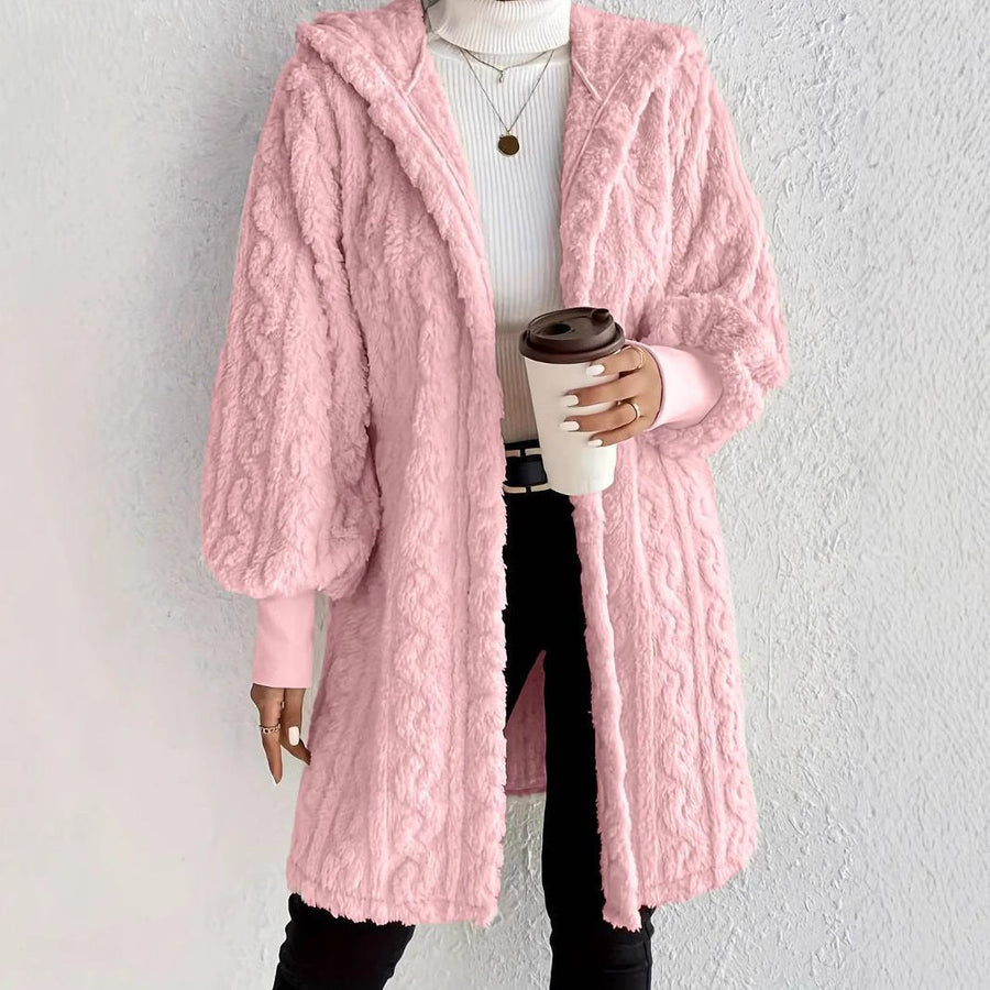 Ida Jacket with Hood in Red