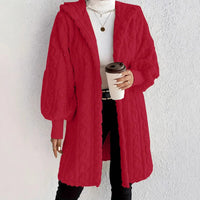 Ida Jacket with Hood in Red