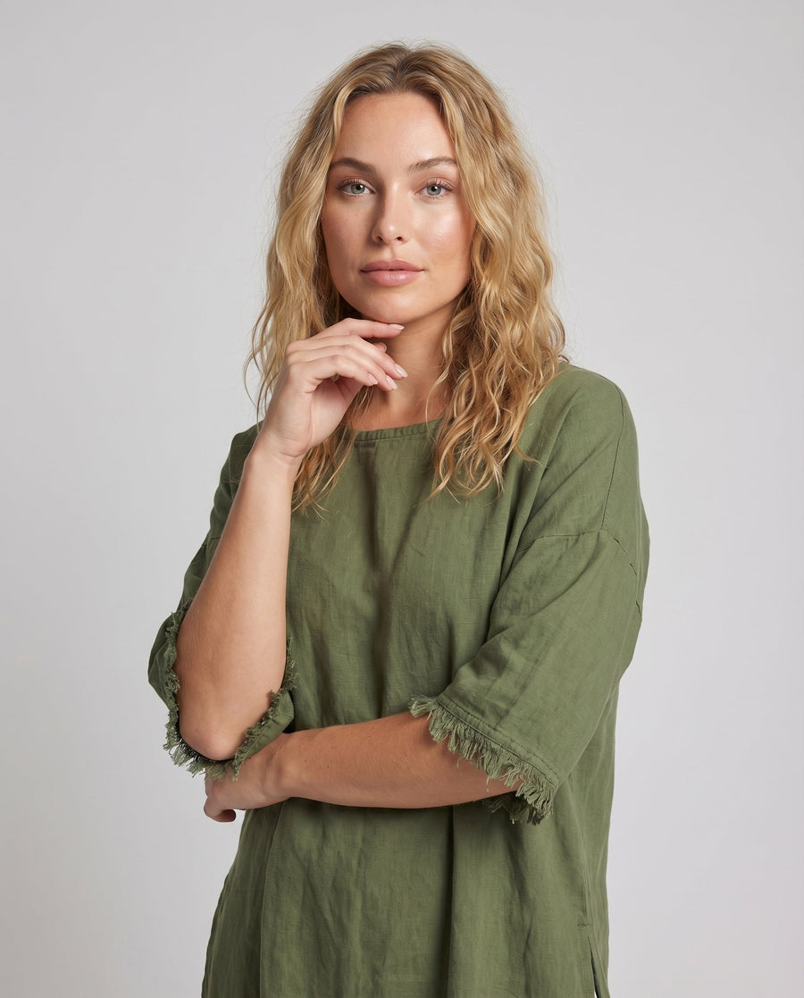 Ida Relaxed Linen Tunic