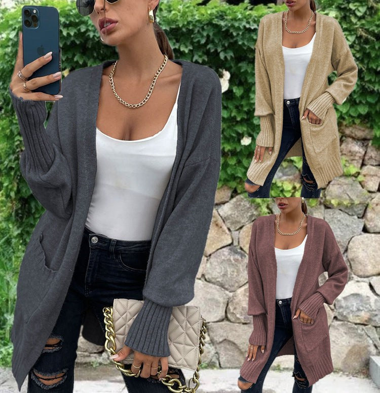 Ilse Casual Knit Cardigan with Pockets