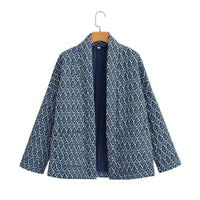 Ilse Comfortable Jacket in Blue