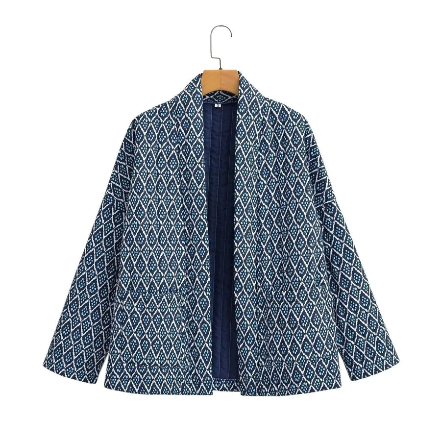 Ilse Comfortable Jacket in Blue