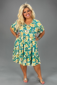 Ophelia Tiered Floral Dress