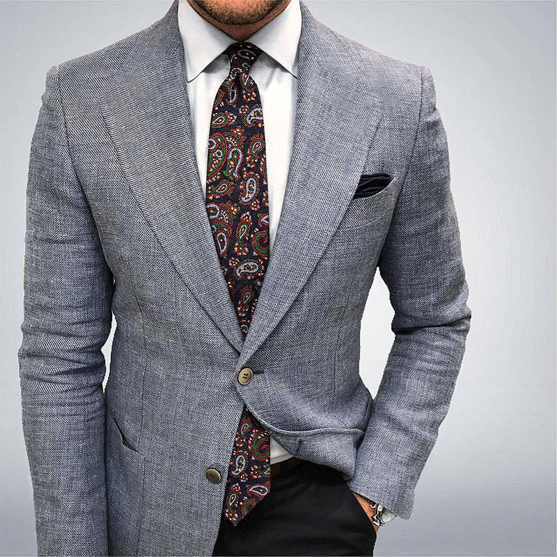 Harold | Men's Spring Textured Tailored Blazer Jacket