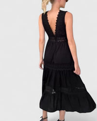 Leonie | Women's Casual V-Neck Lace Midi Dress