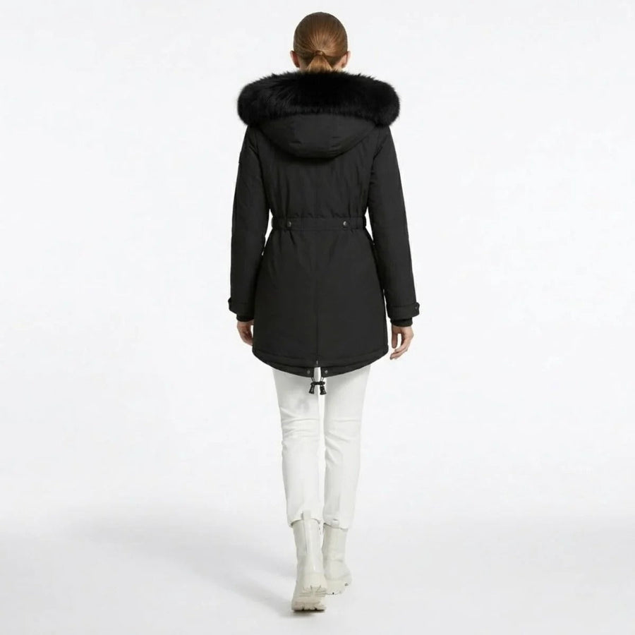 HAILEY | FAUX HOODED PARKA JACKET