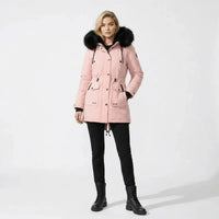HAILEY | FAUX HOODED PARKA JACKET