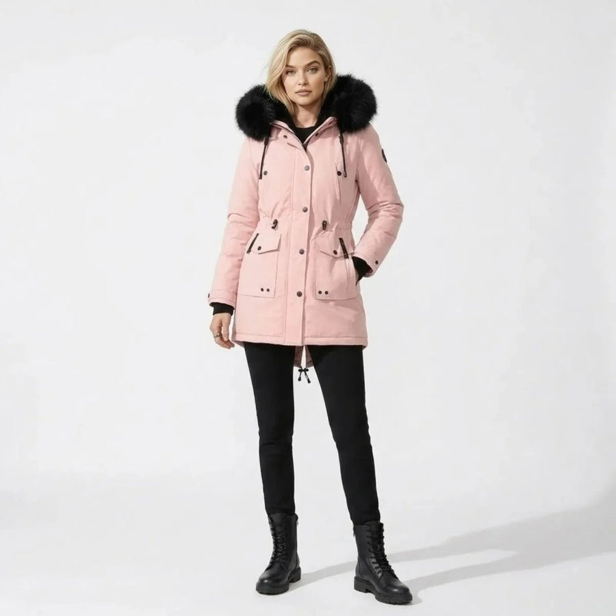 HAILEY | FAUX HOODED PARKA JACKET
