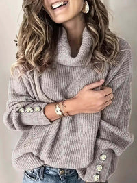 Theresa | Women's Chic Relaxed Turtleneck Sweater