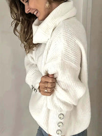 Theresa | Women's Chic Relaxed Turtleneck Sweater