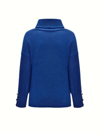 Theresa | Women's Chic Relaxed Turtleneck Sweater