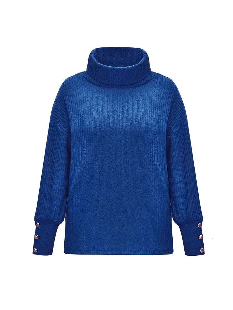 Theresa | Women's Chic Relaxed Turtleneck Sweater