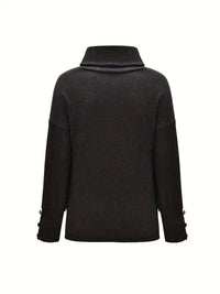 Theresa | Women's Chic Relaxed Turtleneck Sweater