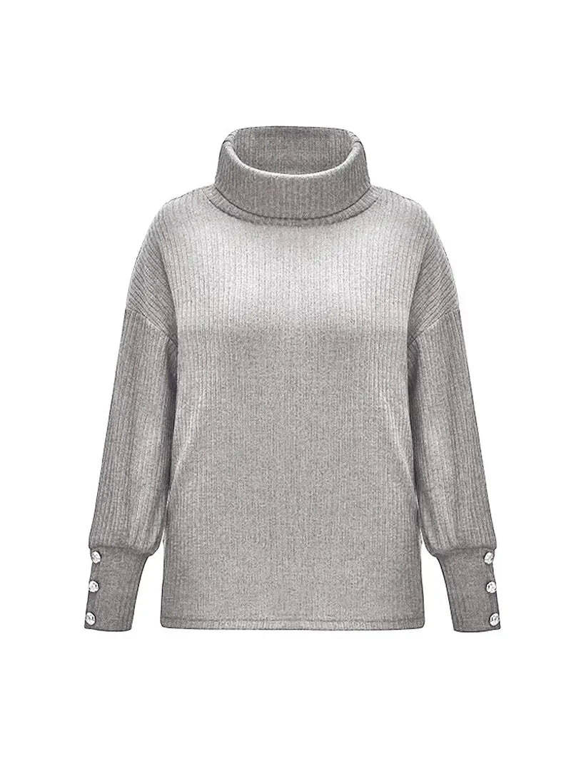 Theresa | Women's Chic Relaxed Turtleneck Sweater