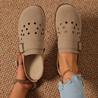 Imara Comfortable Clogs in Apricot