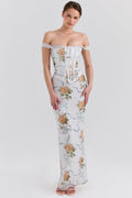 KEIRA | FLORAL BACKLESS MAXI DRESS