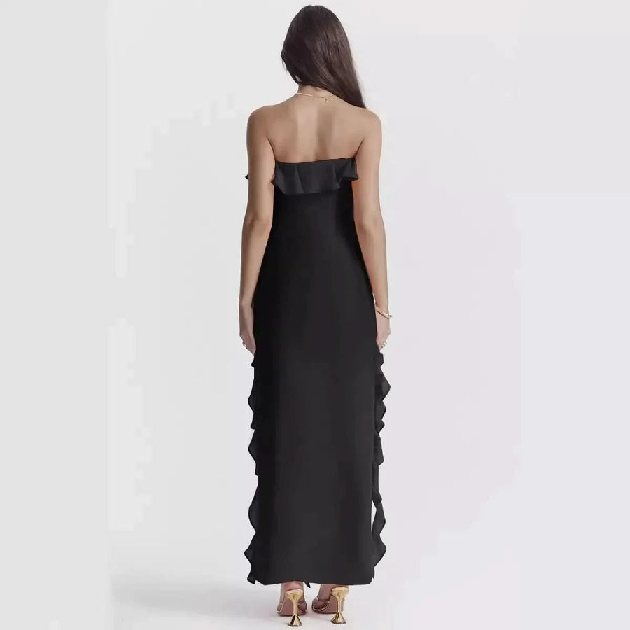 SARINA | RUFFLE MAXI DRESS