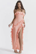 SARINA | RUFFLE MAXI DRESS
