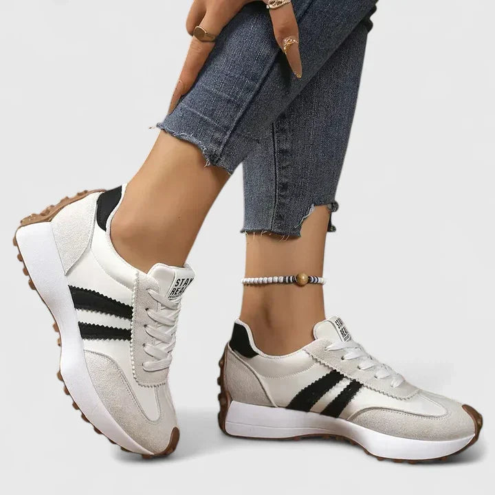 Johanna | Women's Spring Retro Lace-Up Sneakers