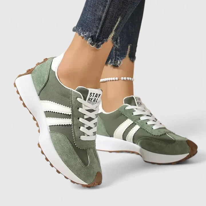 Johanna | Women's Spring Retro Lace-Up Sneakers