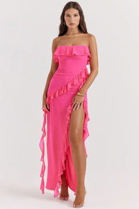 SARINA | RUFFLE MAXI DRESS