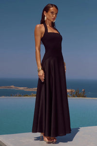 Odina Palm Maxi Dress