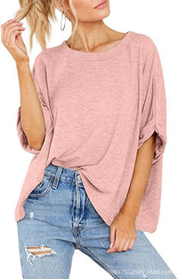Imogen Casual T-Shirt with Oversized in Pink