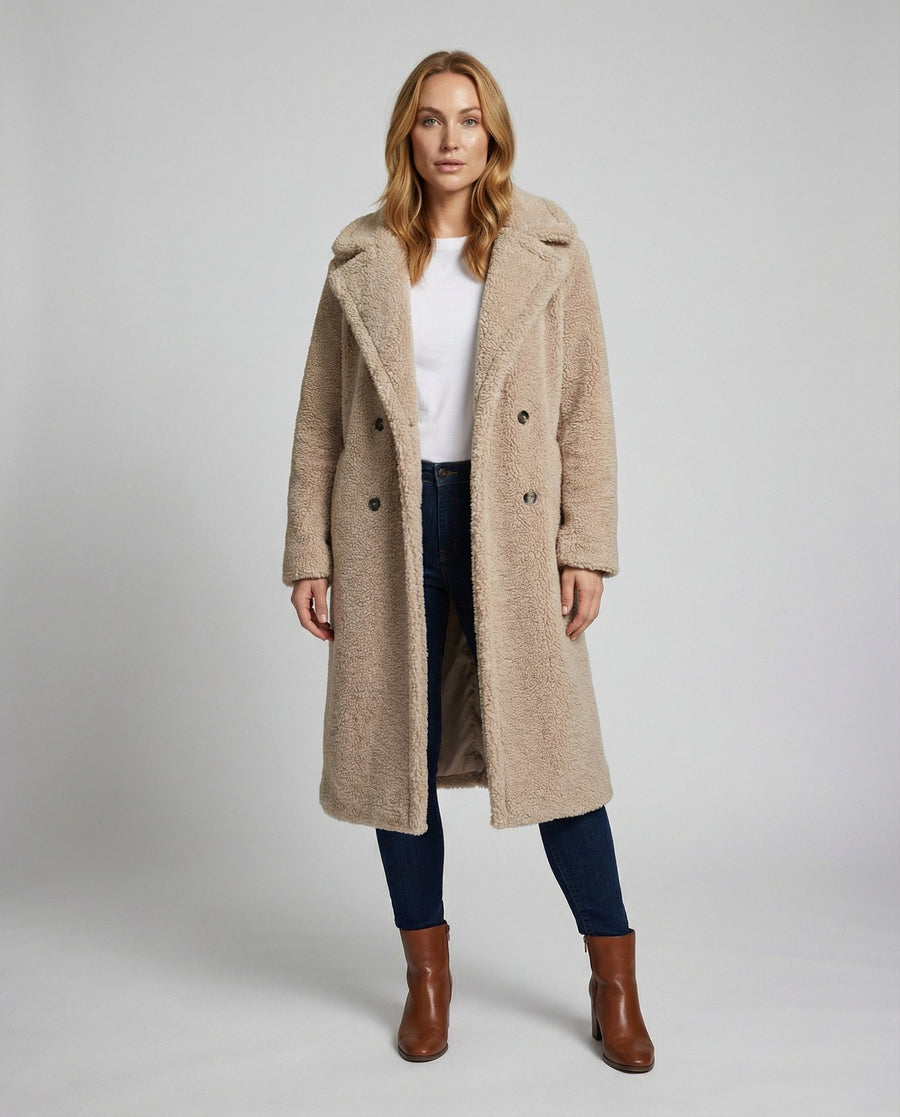 Imogen Coat in Khaki