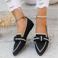 Imogen Elegant Ballet Flats in Black