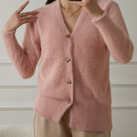 Imogen Knit Cardigan in Pink