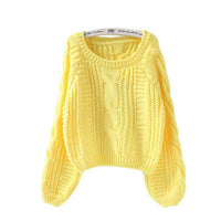 Imogen Knit Sweater in Yellow