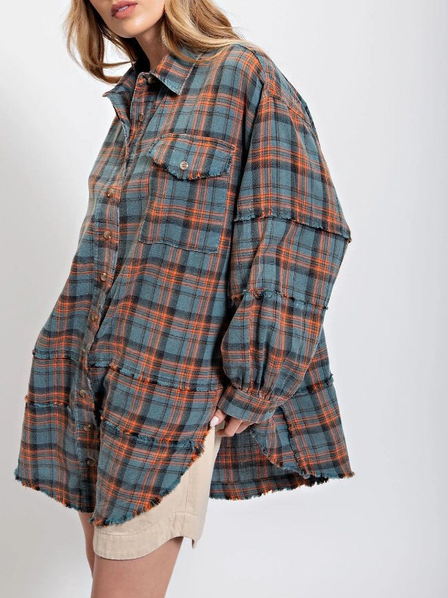 Imogen Shirt with Checked and Oversized
