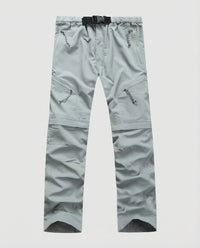 Imre Trousers with Belted in Light Grey