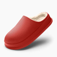 Imre Warm Slippers in Red