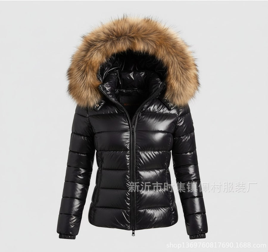 India Quilted Jacket in Black