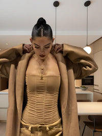 India Top in Beige