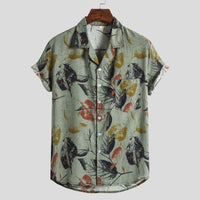Ines Breathable Shirt with Short Sleeve in Green