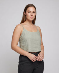 Ines Casual Linen Top