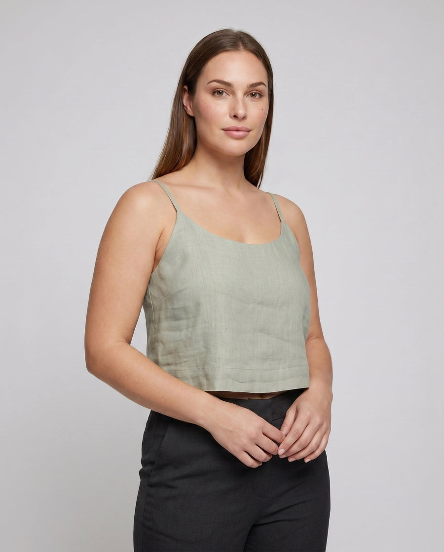 Ines Casual Linen Top