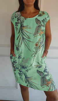 Ines Dress in Green