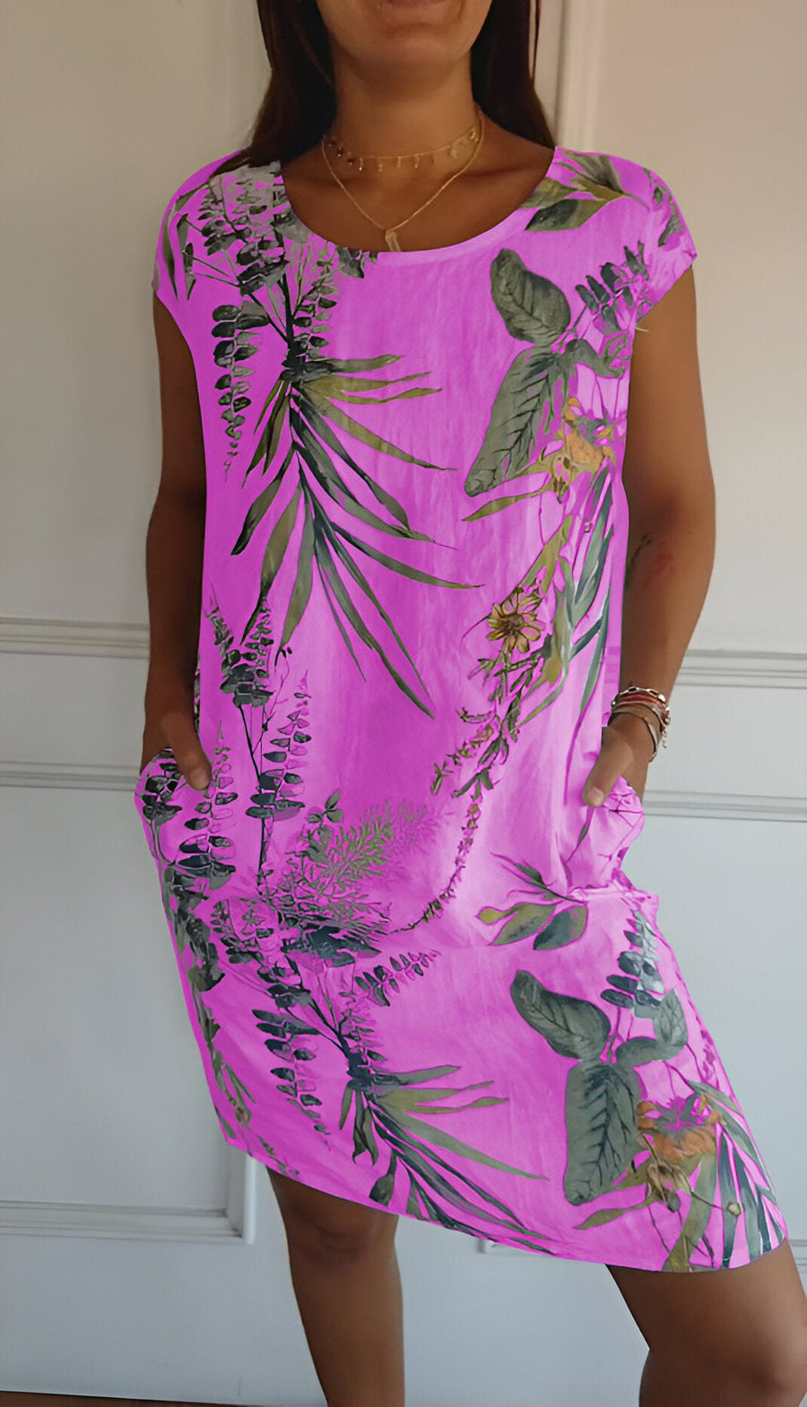 Ines Dress in Purple