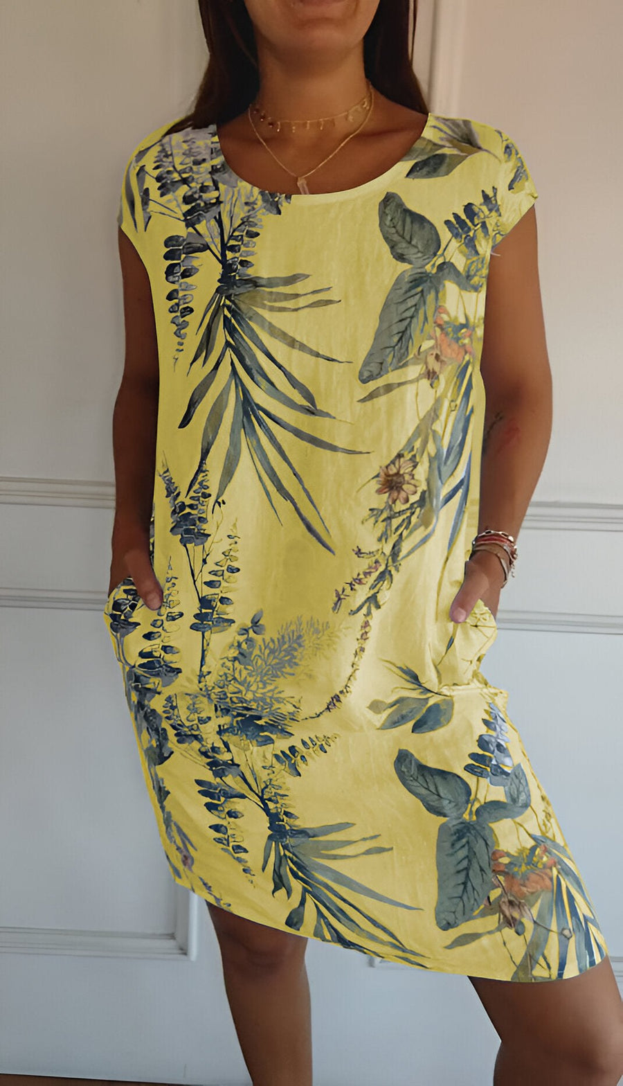 Ines Dress in Yellow