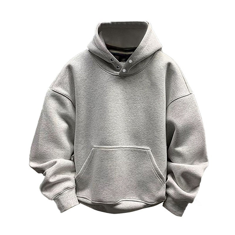 Ines Hoodie with Hood in Light Grey